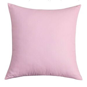 Salmon Pink Throw Pillow Cover 16”x16”